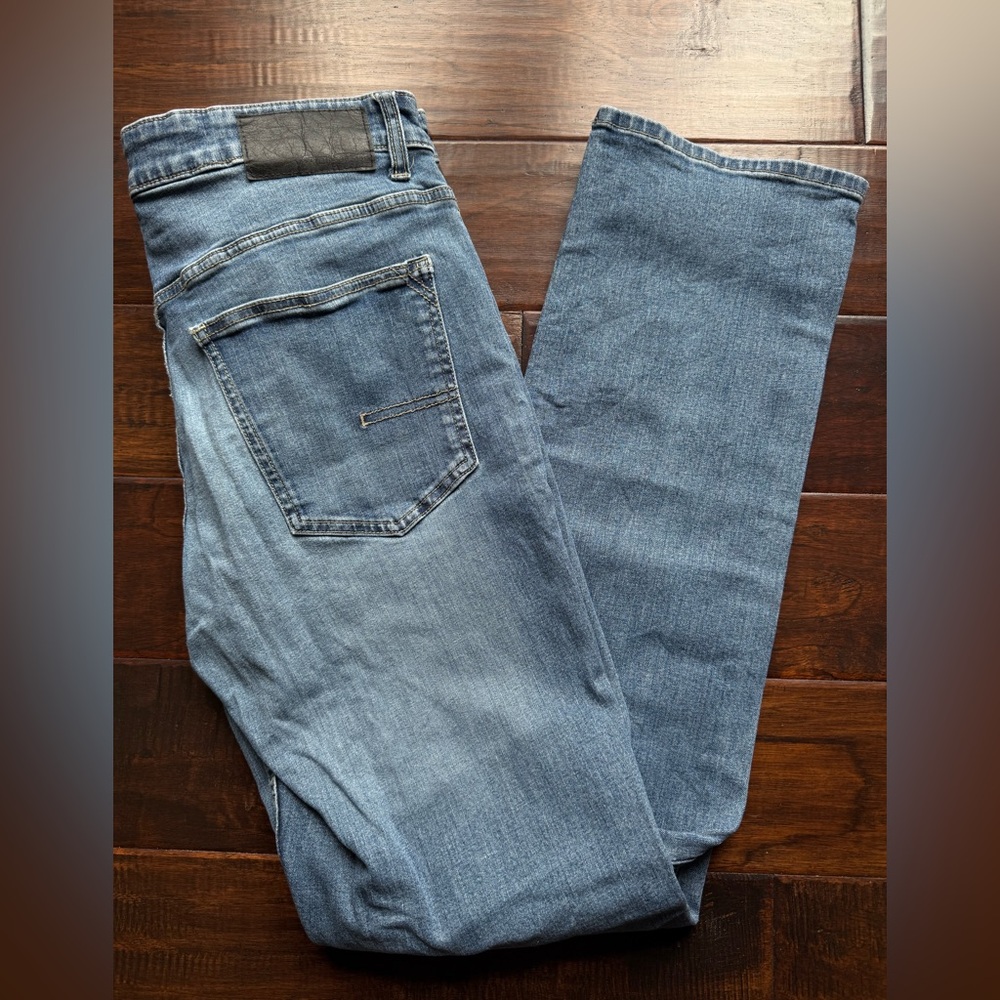 Calvin Klein Jeans Men's Straight Leg Denim Blue Jeans Size 34